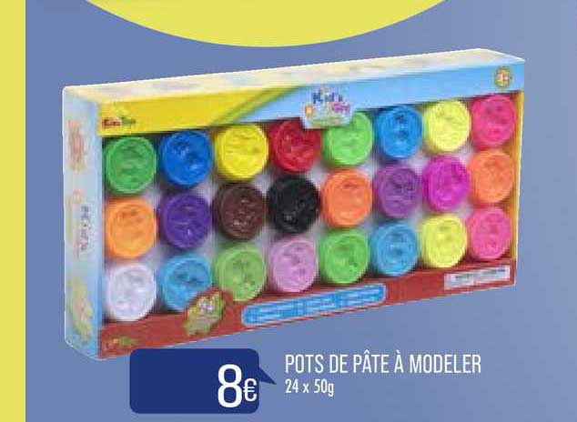 pots de pâte à modeler