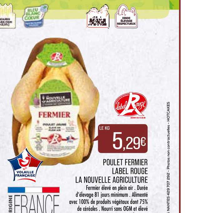 poulet fermier label rouge la nouvelle agriculture