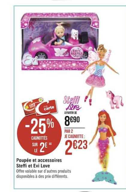 poupée et accessoires steffi et evi love