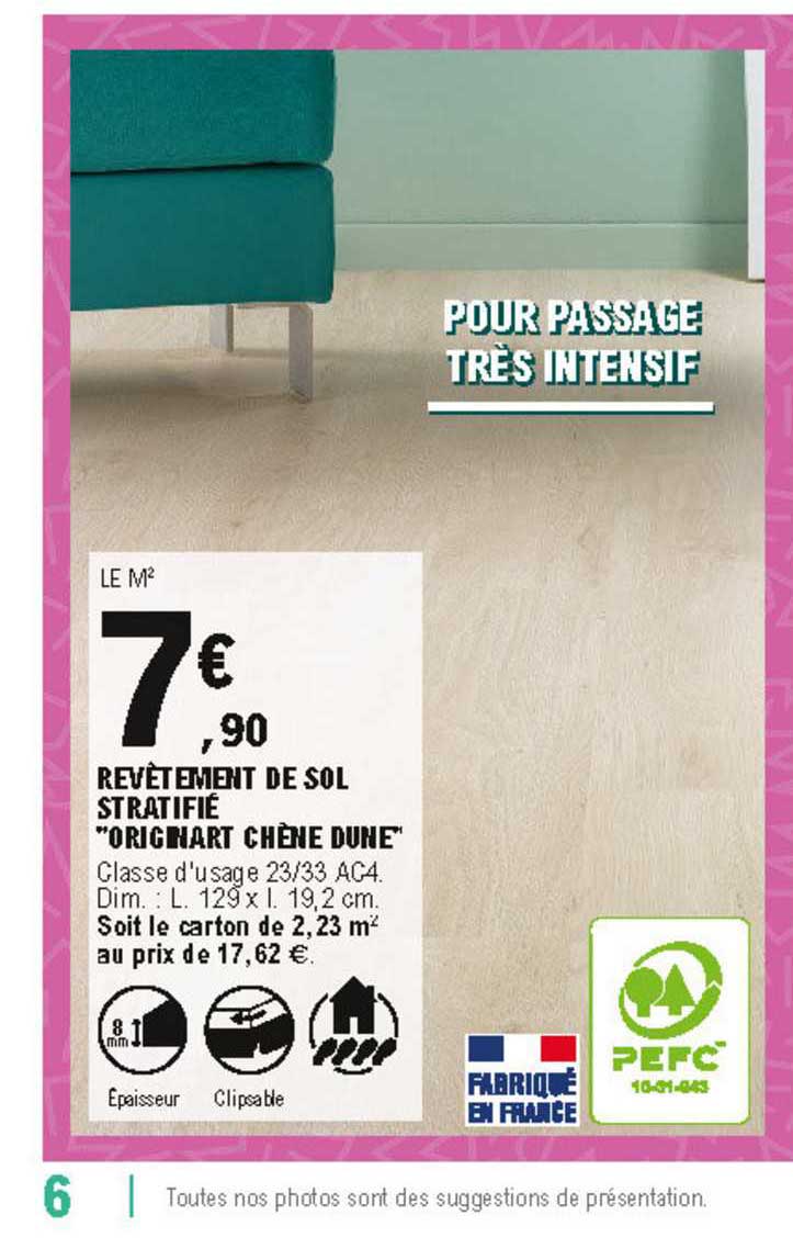 Revêtement De Sol Stratifié Originart Chêne Dune