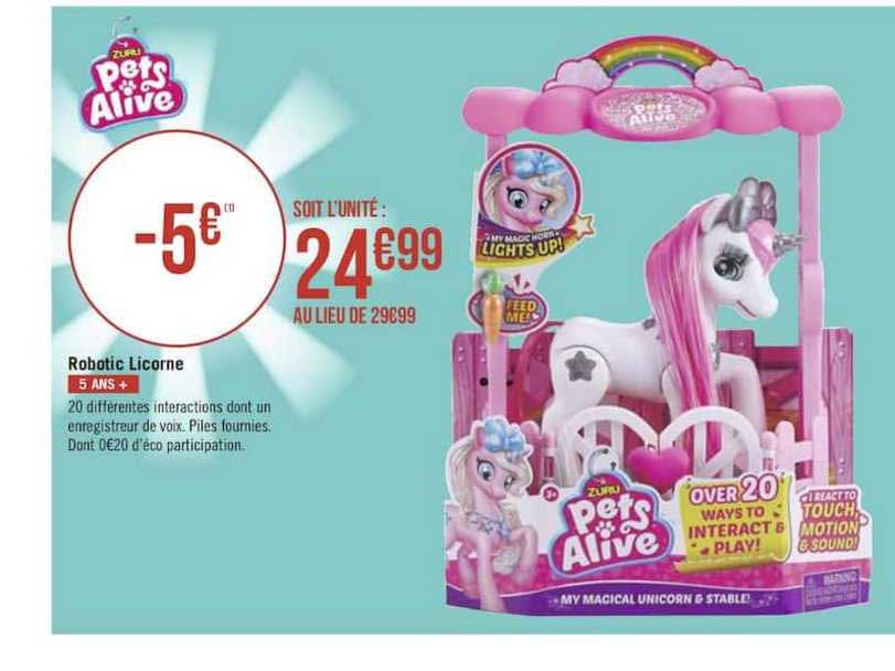 robotic licorne pets alive