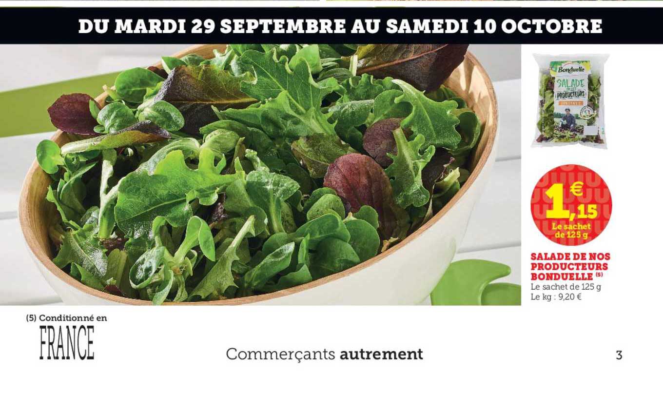salade de nos producteurs bonduelle