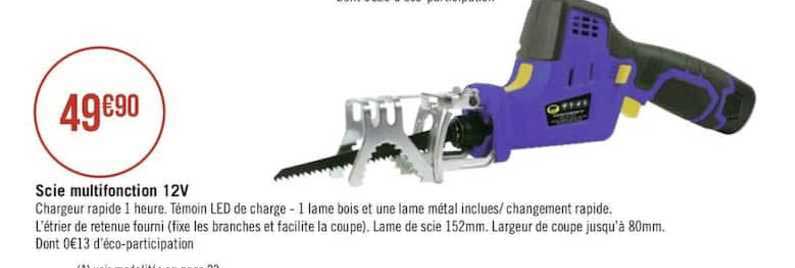 Scie Multifonction 12v