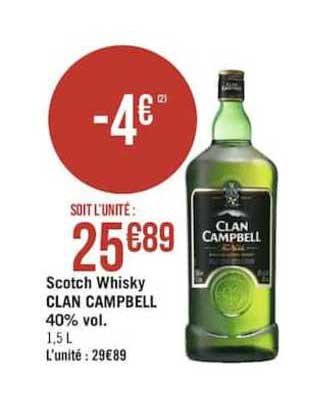 scotch whisky clan campbell