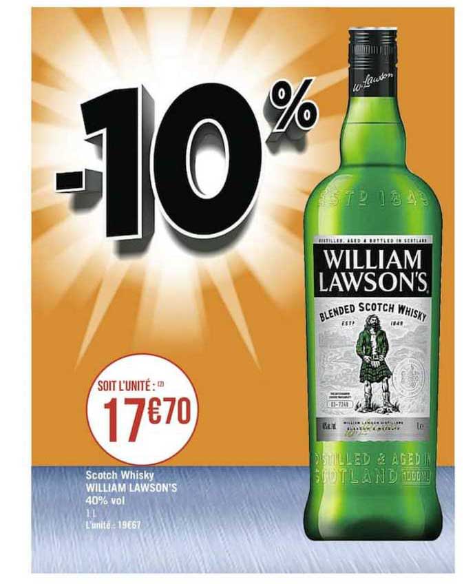 scotch whisky william lawson's -10%
