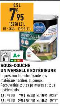 sous couche universelle extérieure