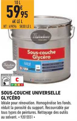 sous couche universelle glycéro