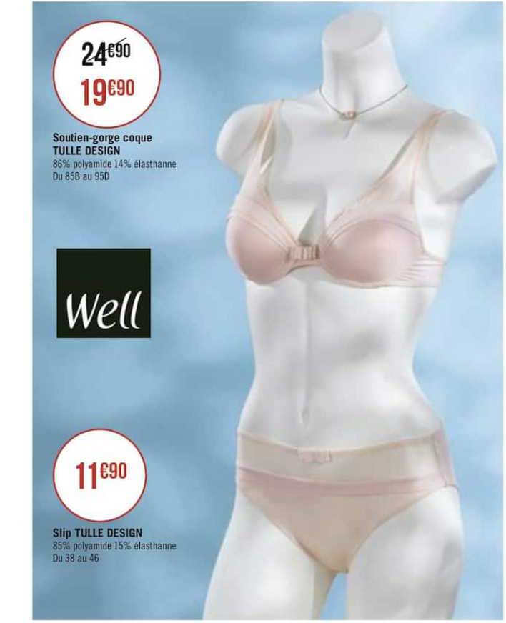 soutien gorge coque tulle design well