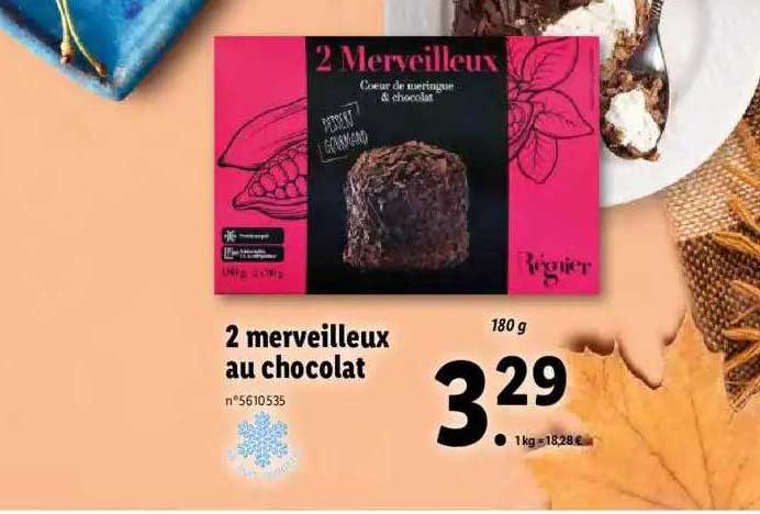 2 merveilleux au chocolat