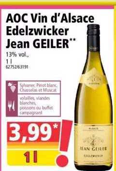 aoc vin d'alsace edelzwicker jean geiler