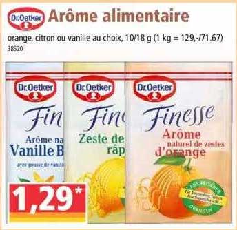arôme alimentaire dr.oetker