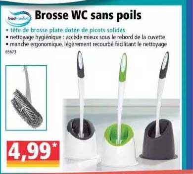 badcomfort brosse wc sans poils
