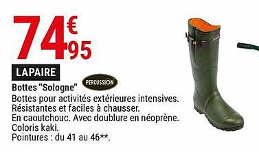 bottes "sologne"