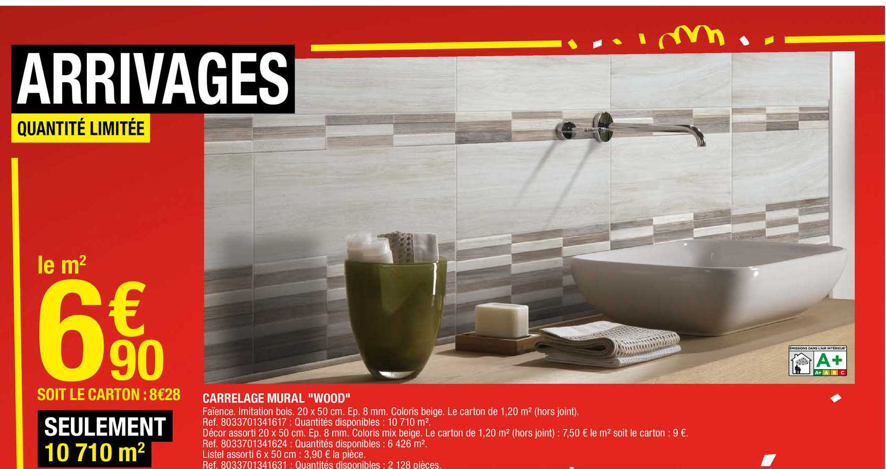 Carrelage Mural "wood"