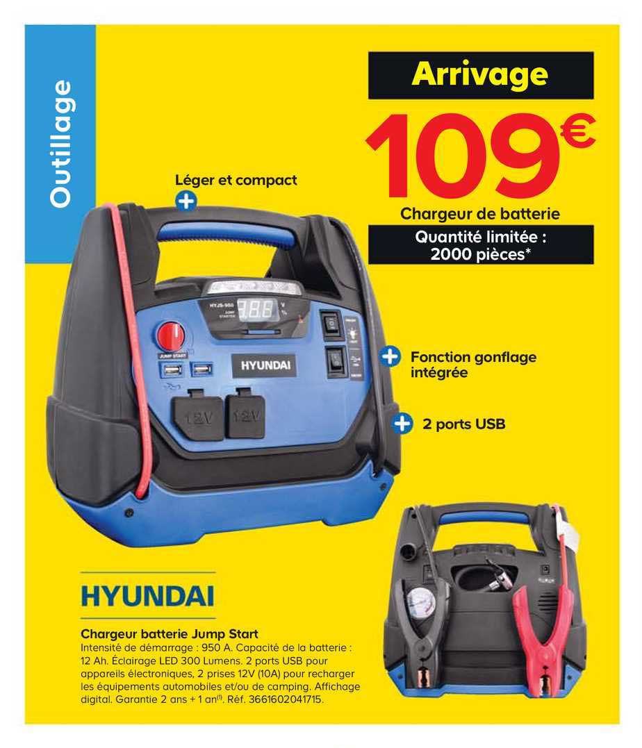 chargeur batterie jump stard hyundai