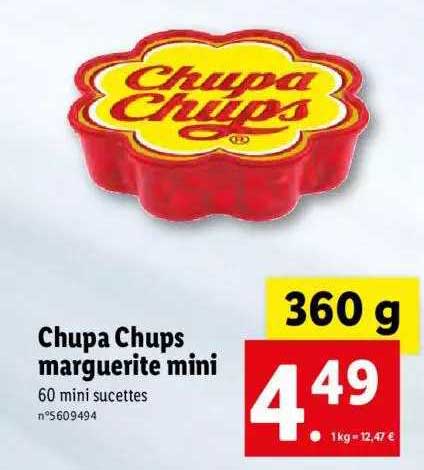 chupa chups marguerite mini