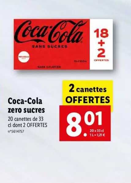 coca-cola zéro sucres
