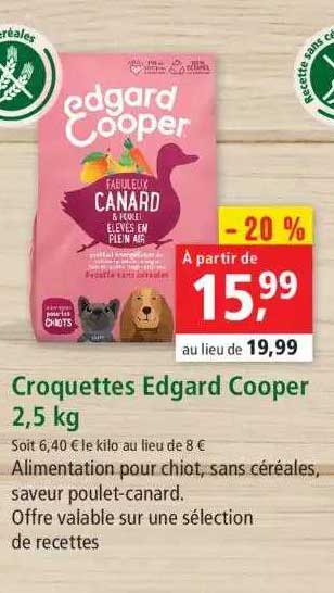 croquettes edgard cooper 2,5 kg