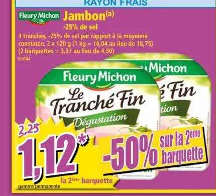 fleury michon jambon