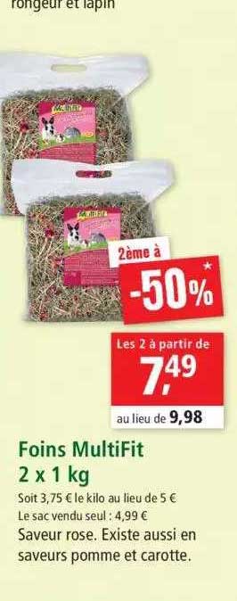 foins multifit 2 x 1 kg