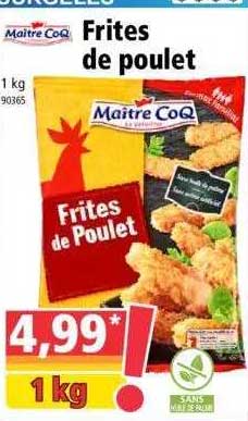 frites de poulet maître coq