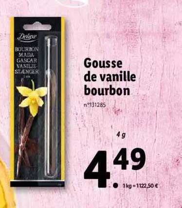 gousse de vanille bourbon