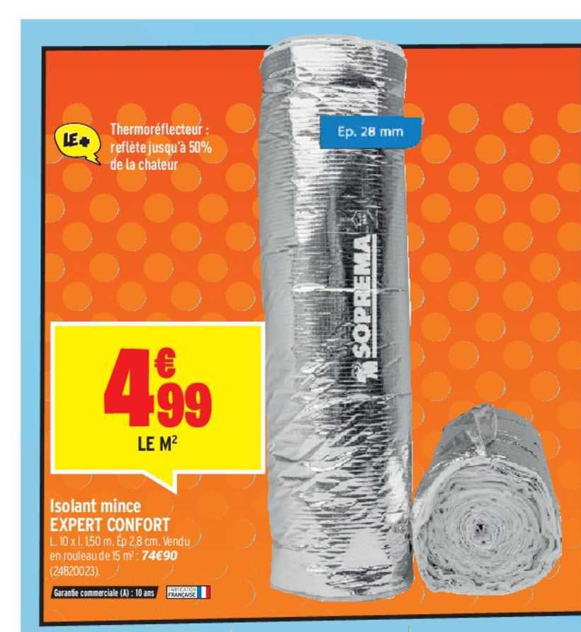 isolant mince expert confort