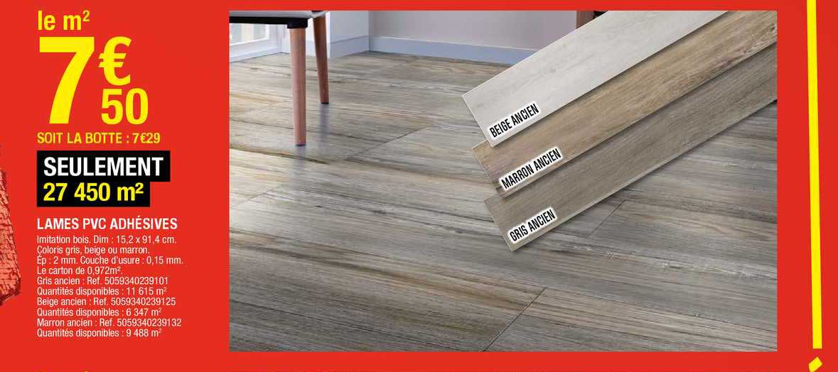 Lames Pvc Adhésives