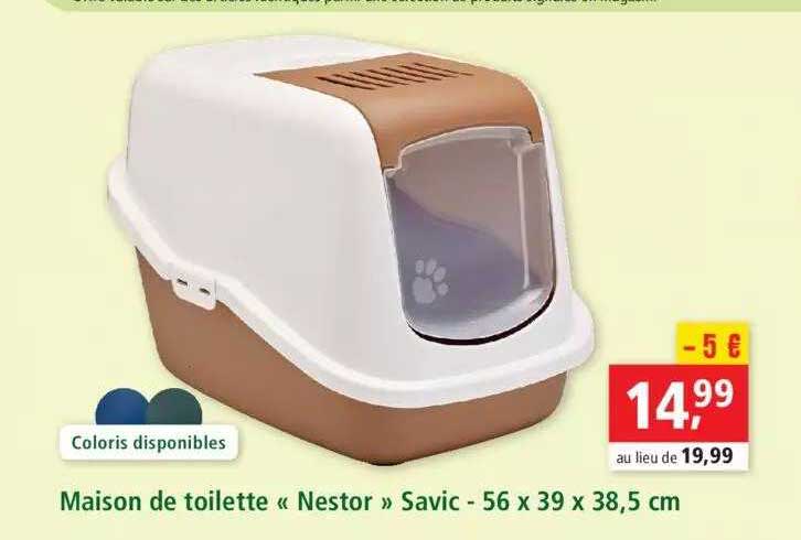Maison De Toilette «nestor» Savic - 56 X 39 X 38,5 Cm