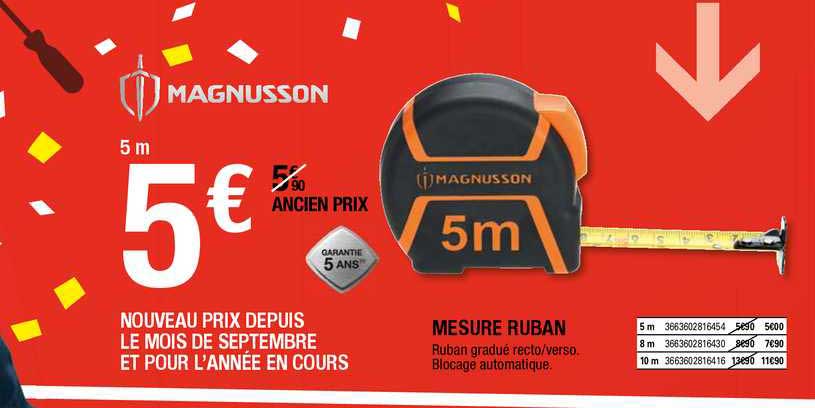 mesure ruban magnusson