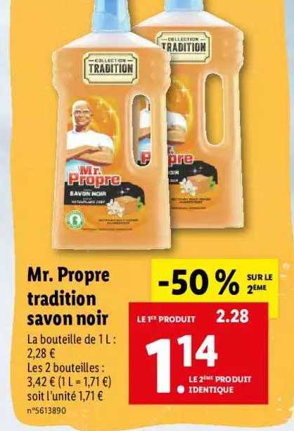 mr. propre tradition savon noir