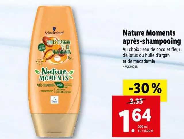 nature moments après-shampooing