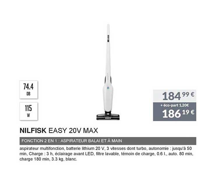 Nilfisk Easy 20v Max