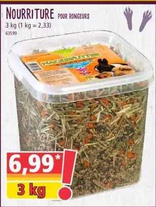 nourriture pour rongeurs