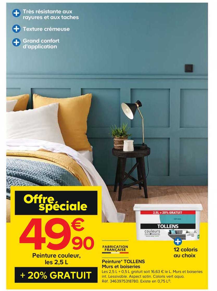 peinture tollens murs et boiseries