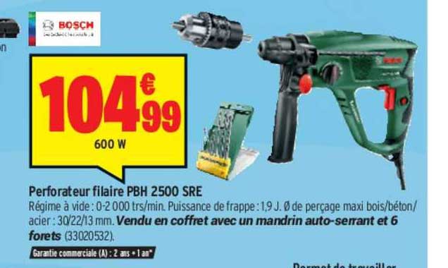 perforateur filaire pbh 2500 sre