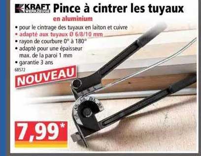 pince à cintrer les tuyaux kraft