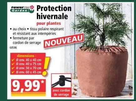 protection hivernale powertec garden