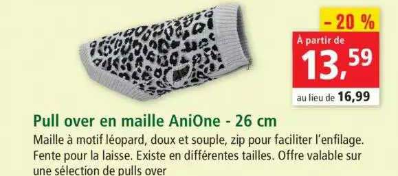 pull over en maille anione - 26 cm