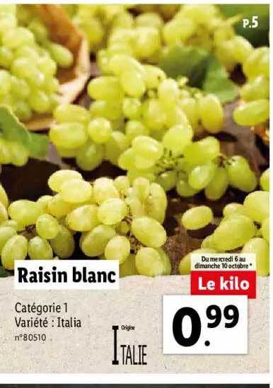 Raisin Blanc