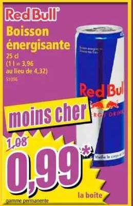 red bull boisson énergisante