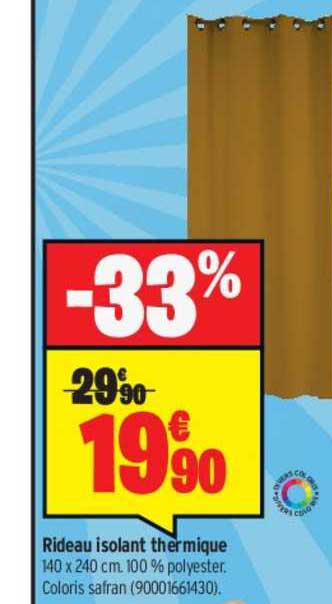 Rideau Isolant Thermique