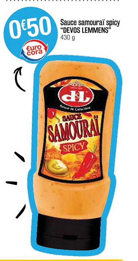 sauce samouraï spicy "devos lemmens"