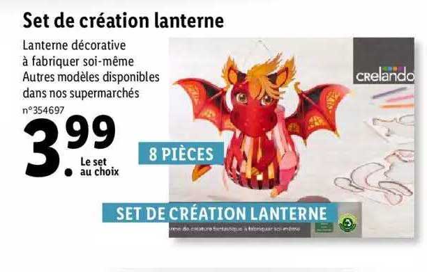 Set De Création Lanterne Crelando