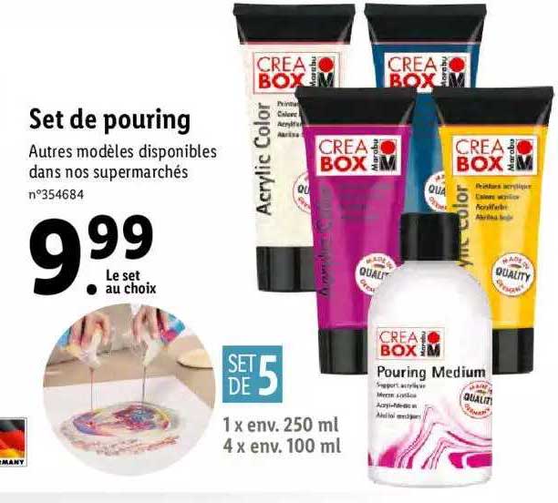 Set De Pouring Créa Box