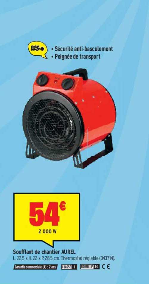 soufflant de chantier aurel