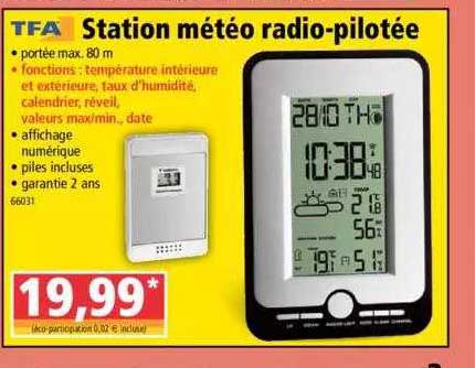 station météo radio-pilotée tfa