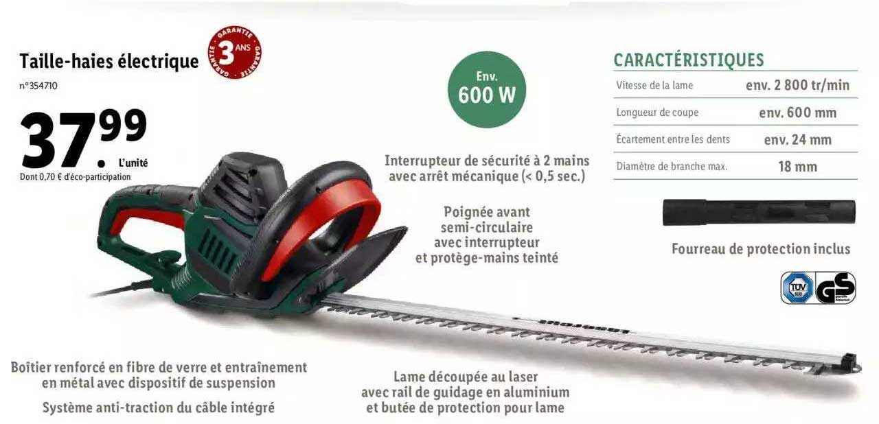 taille-haies électrique