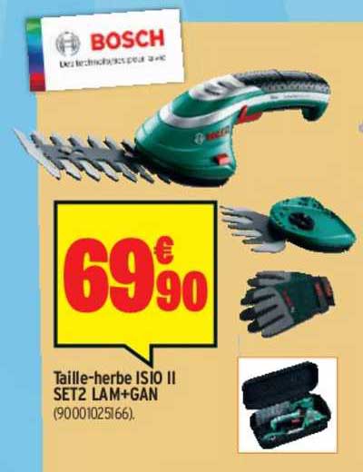taille-herbe isio II set2  lam+gan