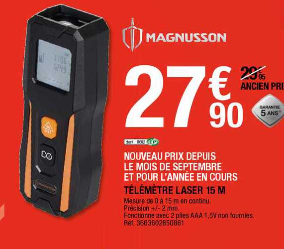 Télémètre Laser 15 M